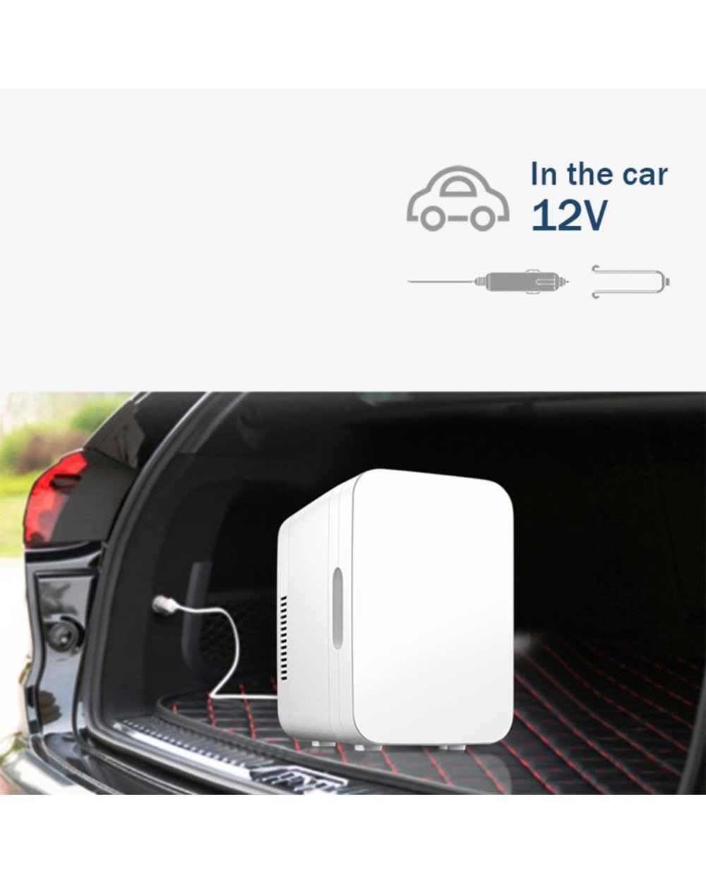 Mini Refrigerator 6L Portable Electric Fridge Silent Cooler Warmer Compact Refrigerators For Home Car Kitchen Picnic Ca front-5