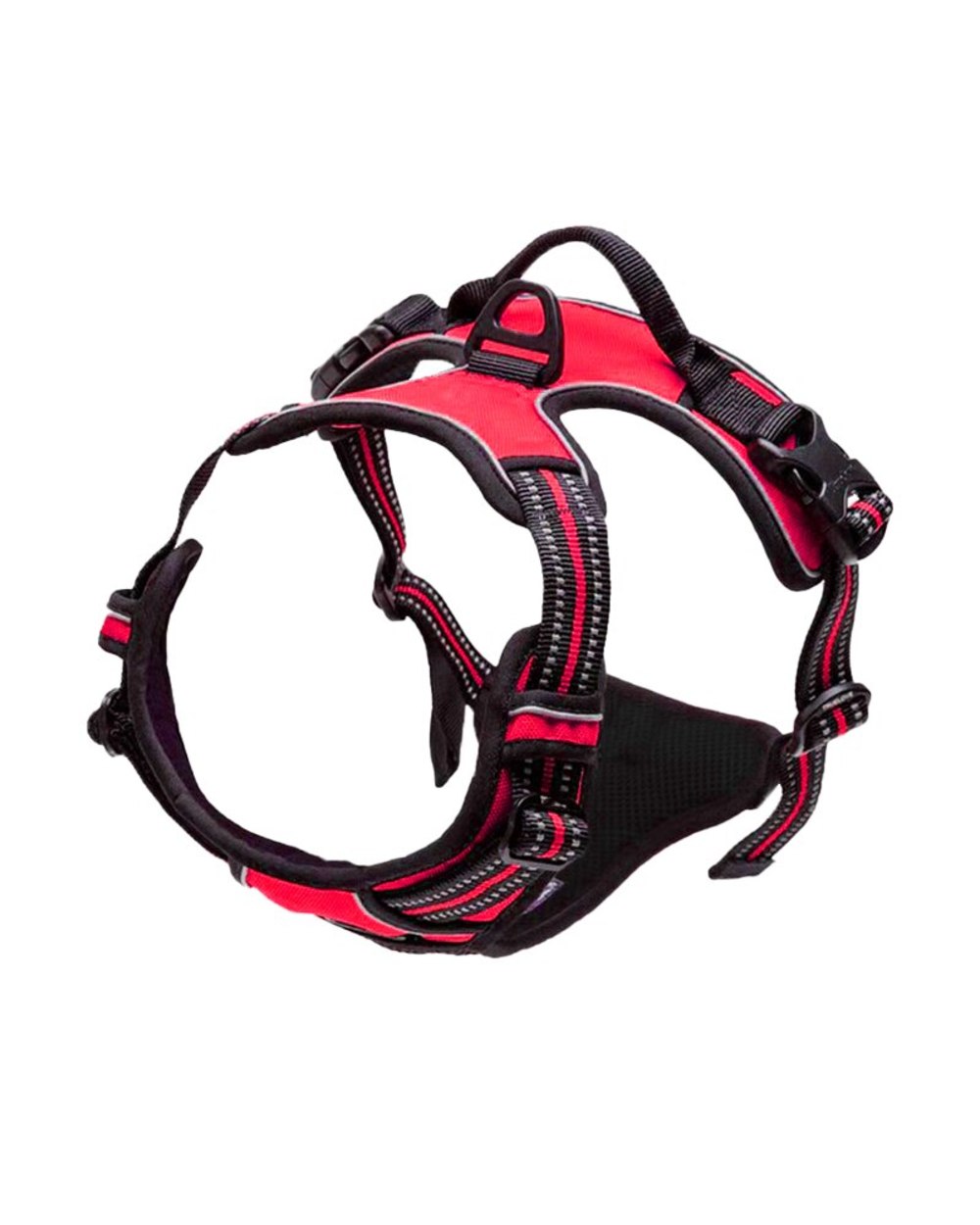 Pitbull bull terrier Reflective Pet Puppy Large Dog Harness for Small Large Dogs No Pull Harness Vest Strap front-2