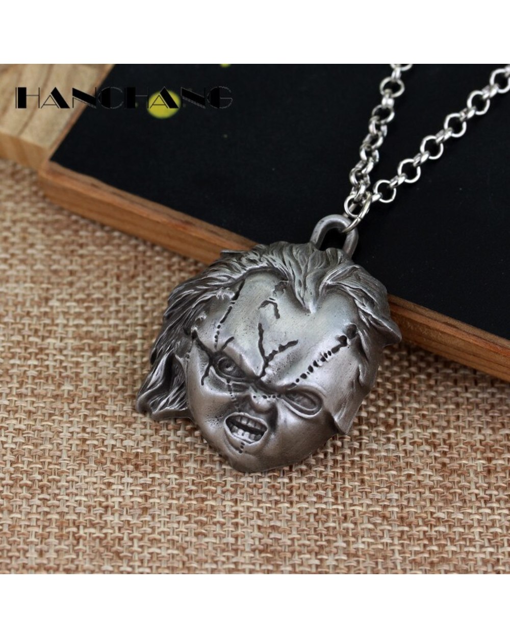 Horror Movie Seed of Chucky Necklace Pendants Necklaces Women Man Xmas Gifts front-1
