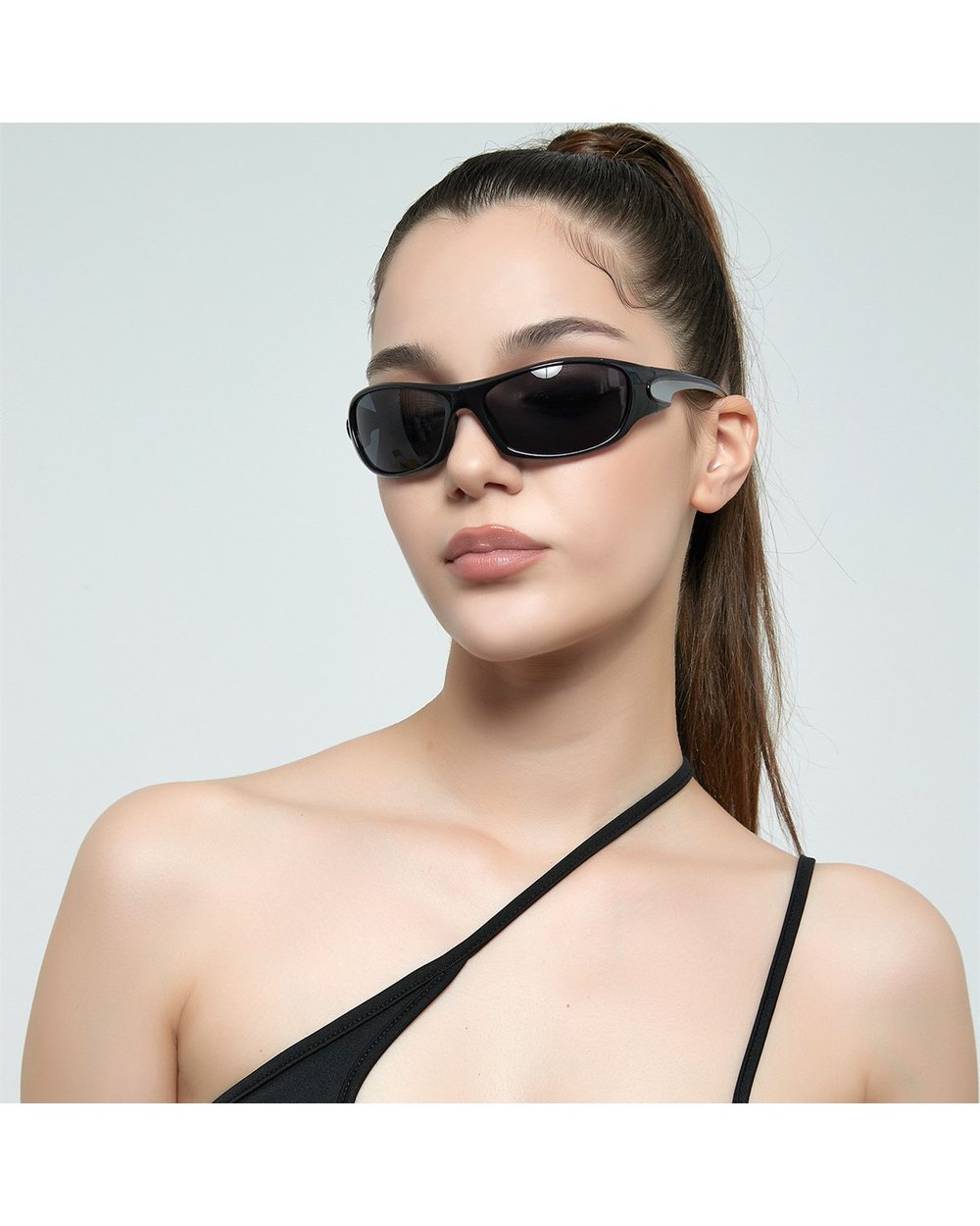 Emosnia Fashion Sport Resin Sunglasses Women Men 2022 New Luxury Brand Designer Steampunk Goggles Gothic Outdoor Oculos front-2