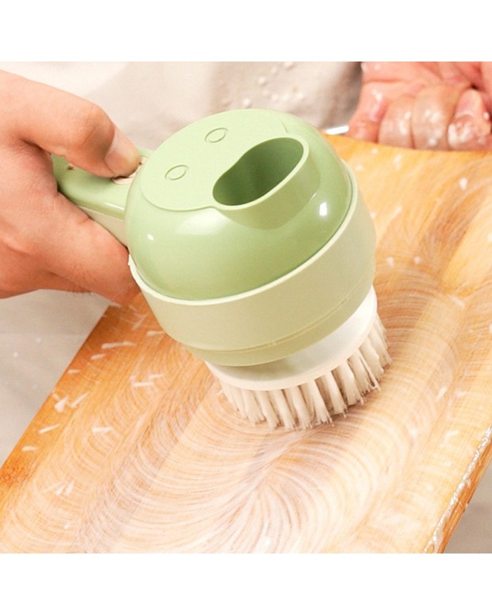Multifunction Food Chopper Slicer Electric 4In1 Vegetable Cutter Masher Wireless Garlic Crusher Grinder Kitchen Gadgets front-3