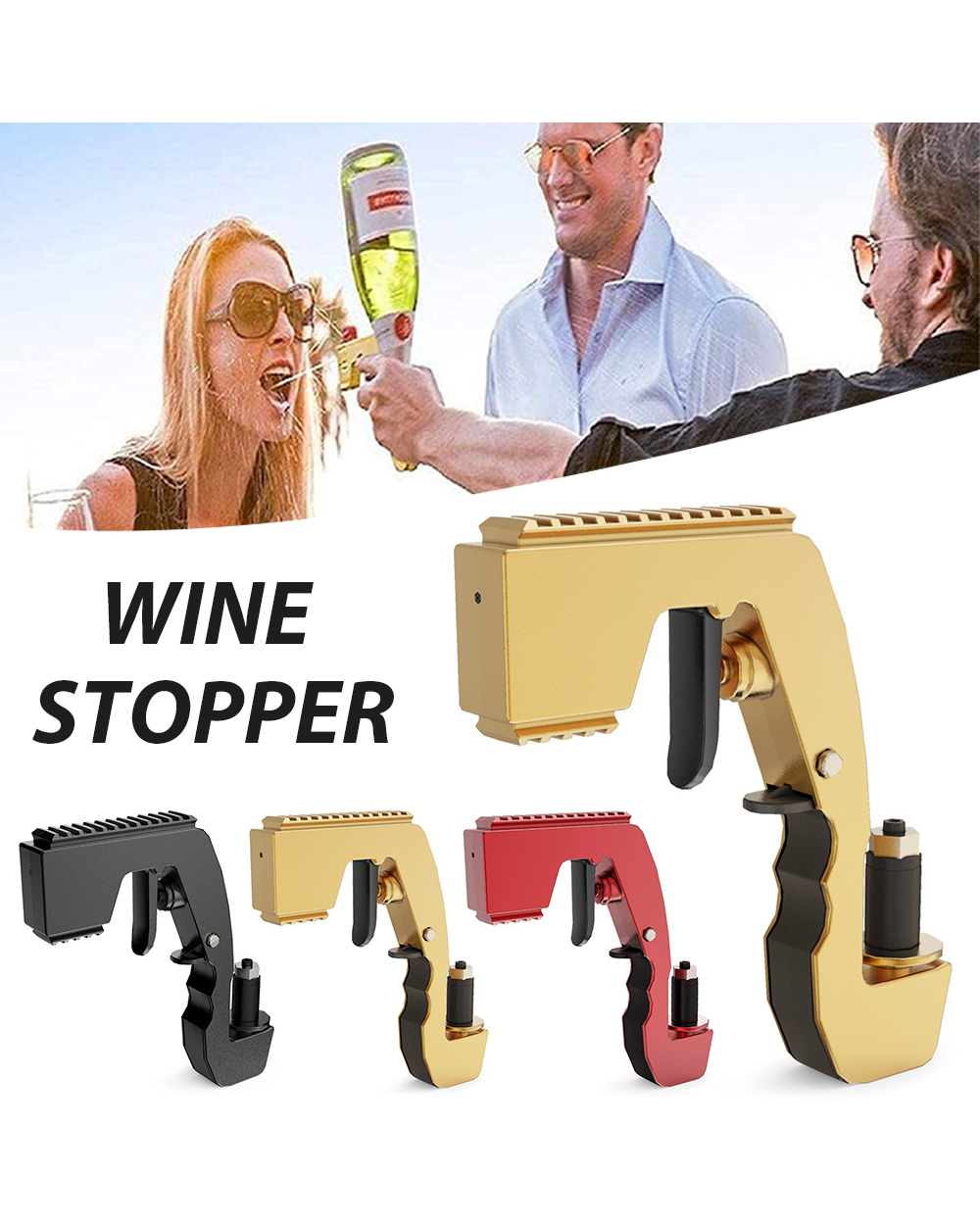 Bar party beer champagne launch prop gun front-1