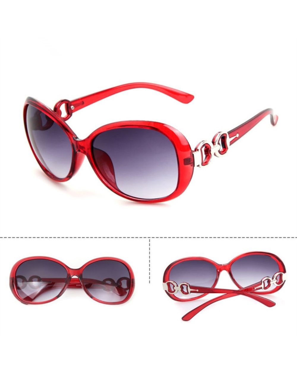 Oimg Luxury Black Sunglasses Women Brand Designer Full Star Sun Glasses Female Mirror Retro Square Ladies Sunglasses Ey front-5