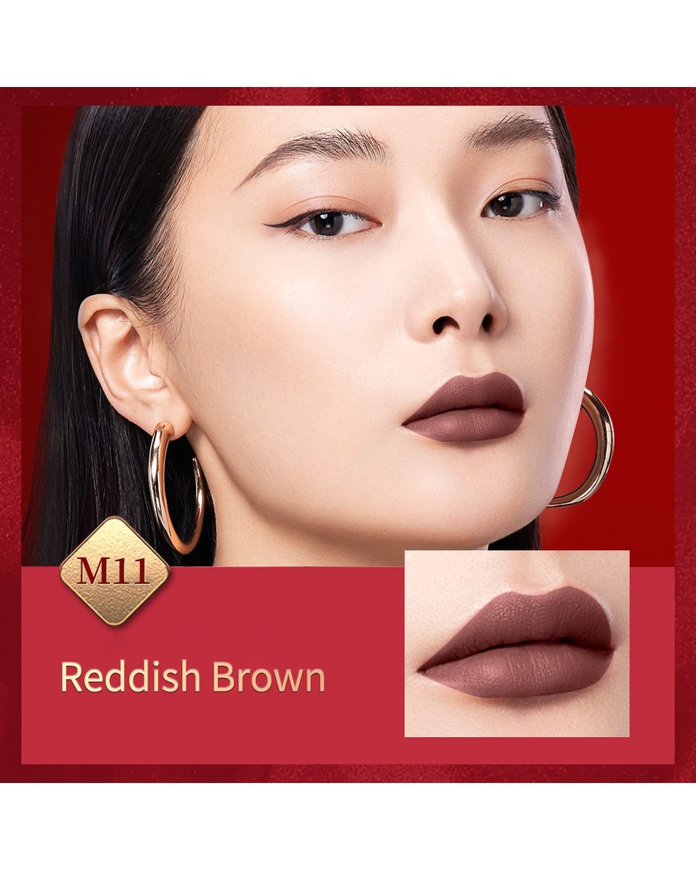 ZEESEA Palace Dragon Lipstick 3D Stereo Carved Authentic Velvet Matte Makeup For Lip New Color front-5