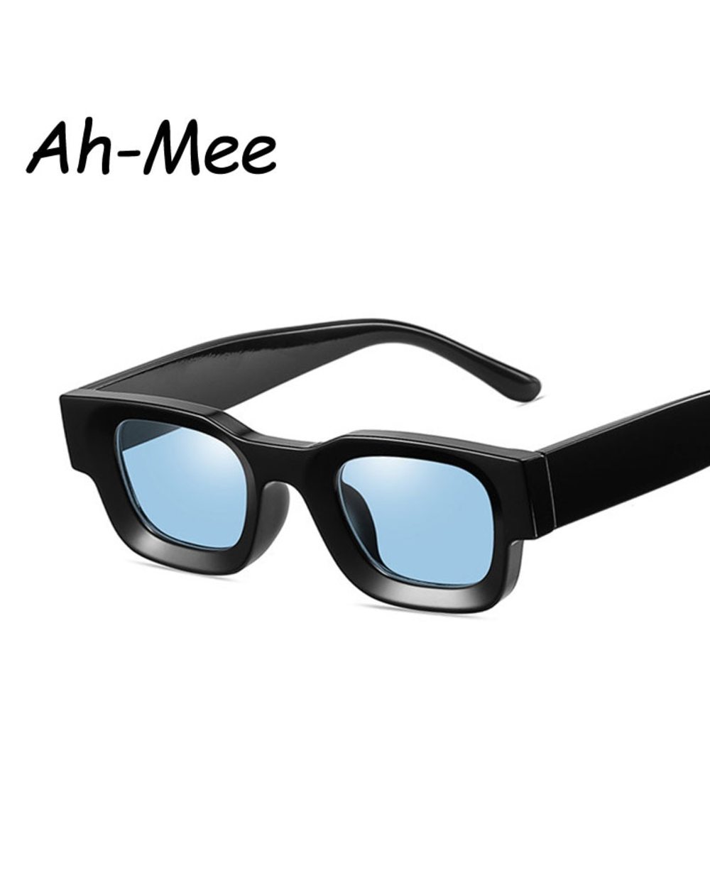 Small Rectangle Polarized Sunglasses Women Fashion Retro Brand Square Sun Glasses Men Classic Vintage Black Punk Shades front-2