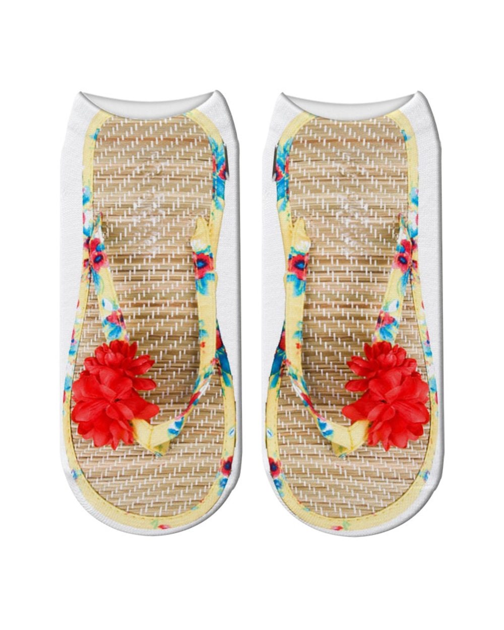 3D Funny Slippers Printed Low Ankle Socks for Female Fashion Cotton Soft Short Socks Cute Sox front-4