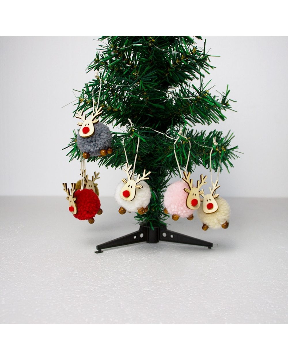Cute Cloth Plush Deer Pendant Christmas Tree Decor Hanging Ornaments Christmas Decoration Xmas 2021 New Year Xmas Decor front-4