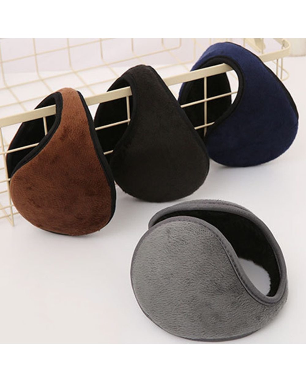 Windproof Earmuffs Men Women Ear Warm Protector Thicken Plush Winter Warm Fleece Earmuff Outdoor Cycling Warmer Soft Ea front-0