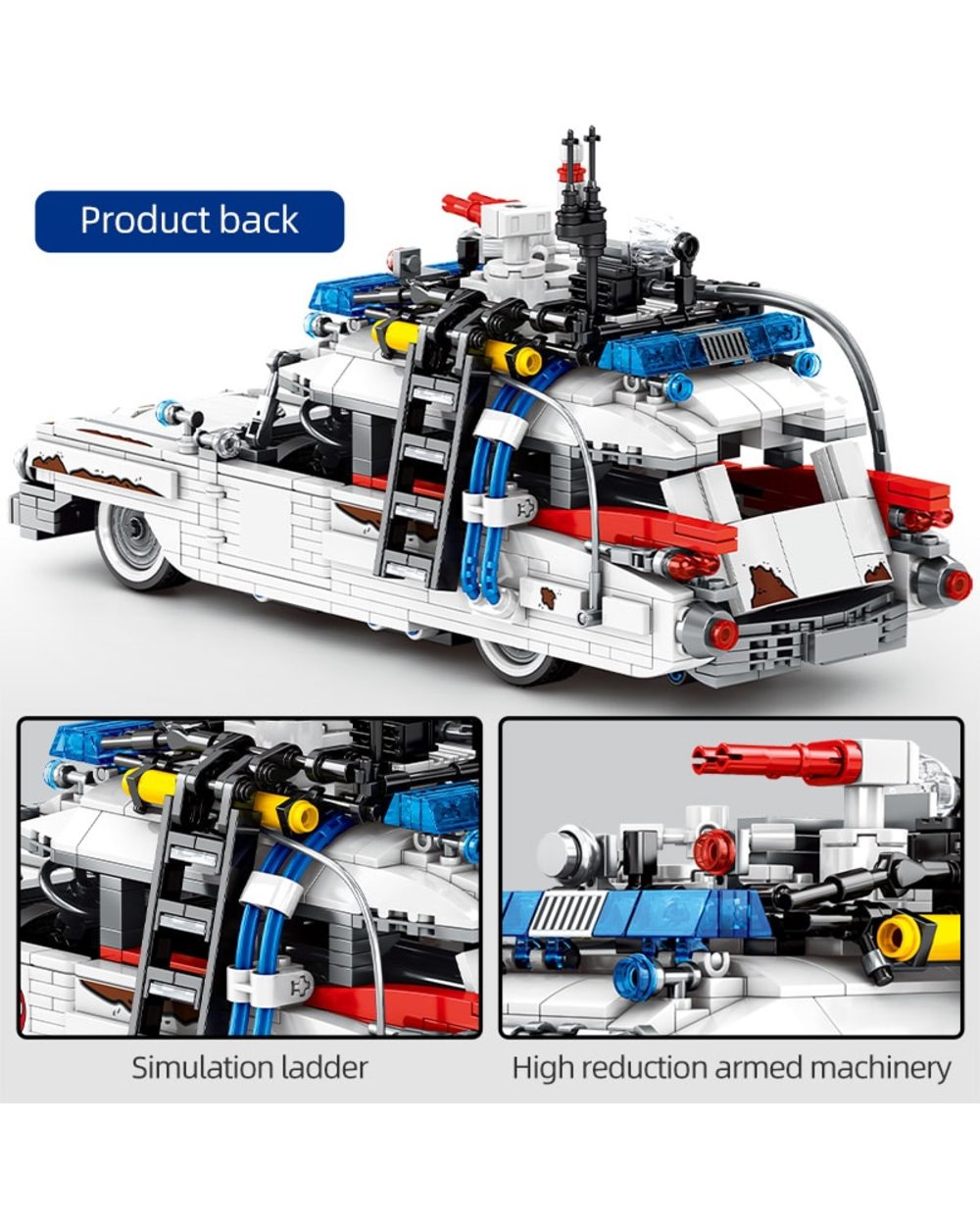 City Technical Vehicle Truck Architecture Model Building Blocks Super Racing Car DIY Bricks Education Toys for Kids front-4