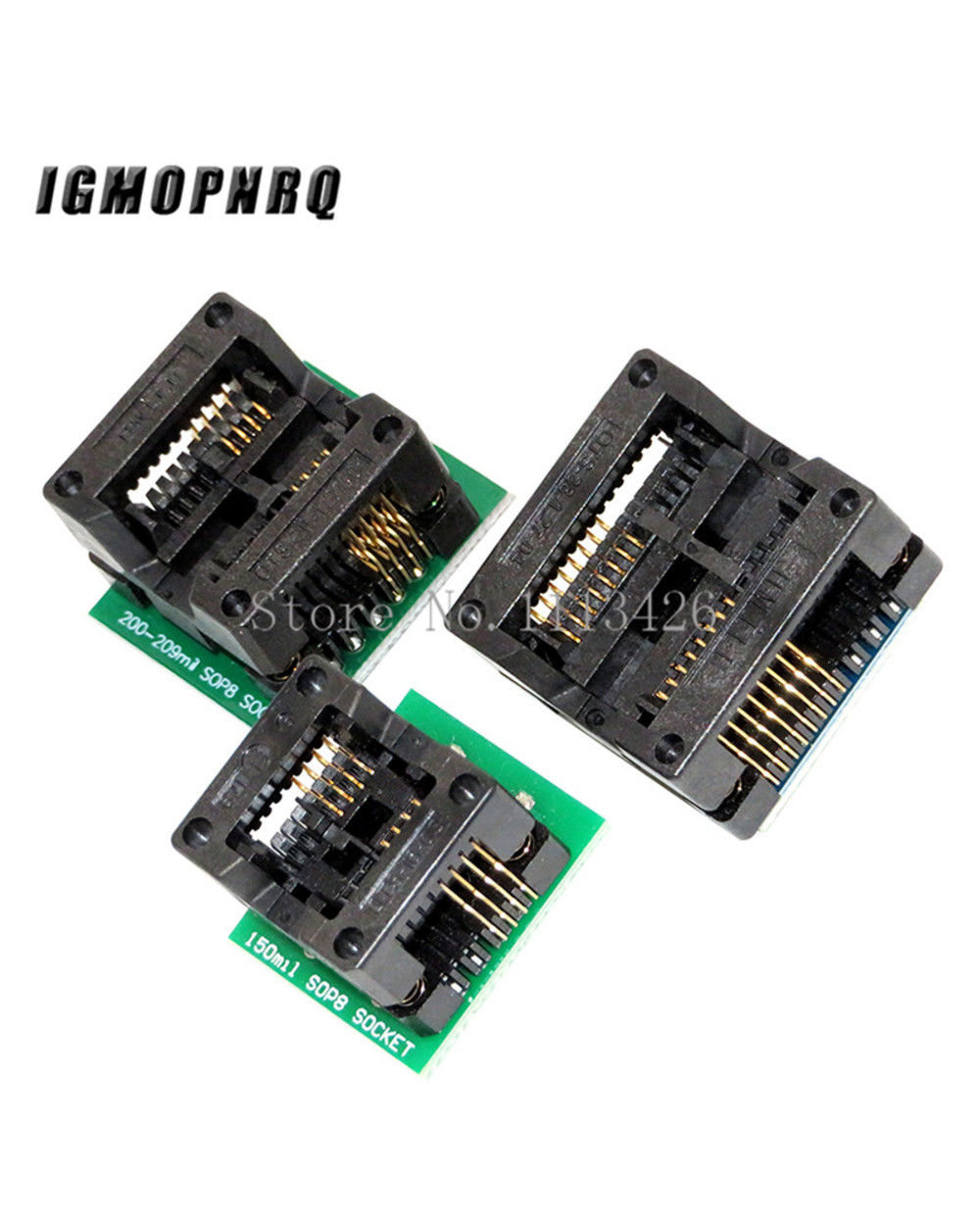 Sop16 To Dip8 Wide-Body Seat Wide 150Mil 200Mil 208Mil 300Mil Programmer Sop8 Adapter Socket For Ezp2010 Ezp2013 Ch341a front-0