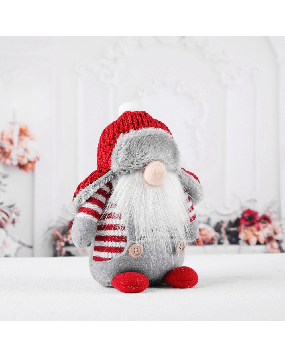 Christmas Gnome Santa Plush Toys Doll Ornaments Holiday Home Party Decoration Kids Xmas Gift Fireplace Decoration front-3