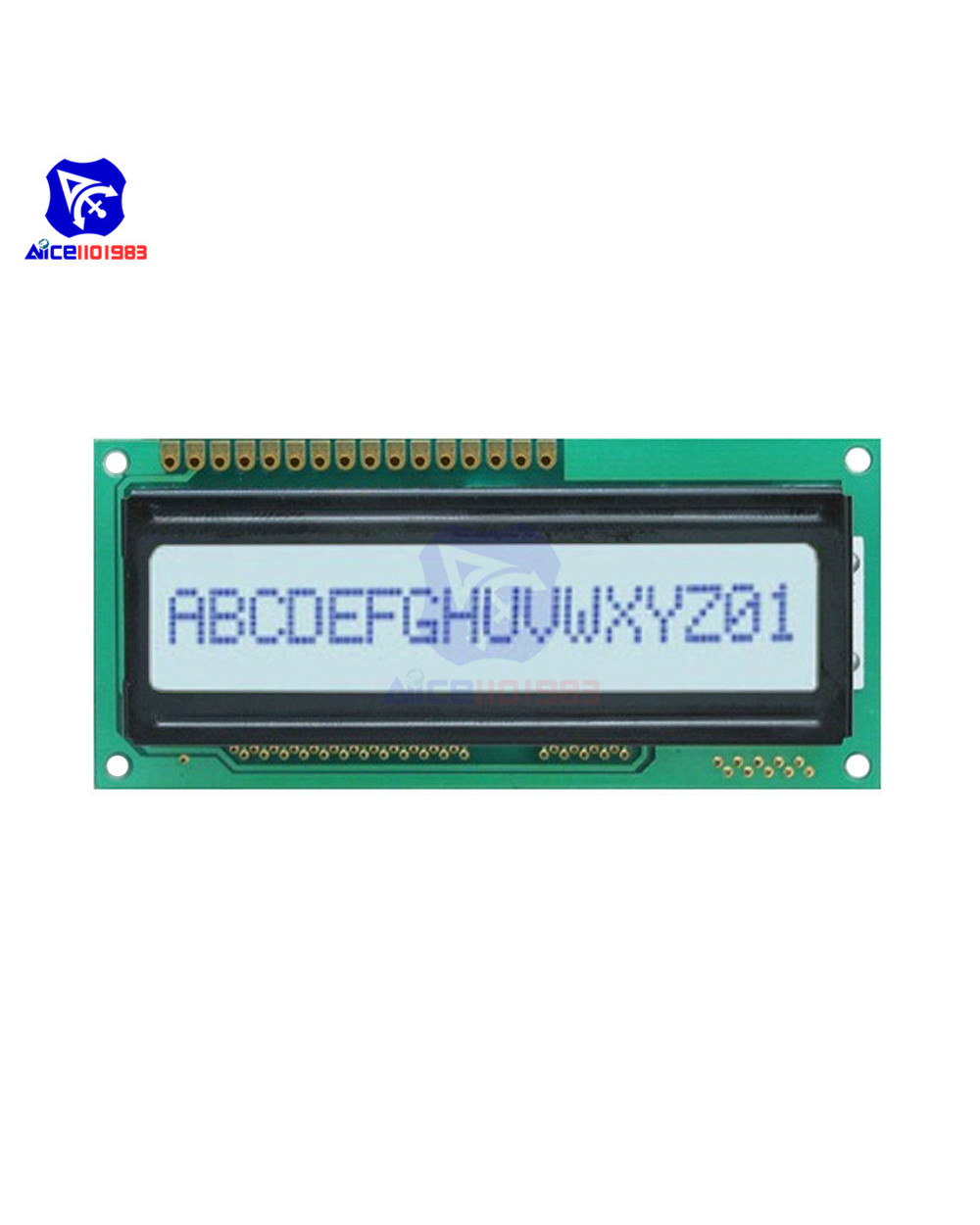 Diymore 1601 Lcd Display 16X1 Character Digital Lcd Module Lcm Stn Splc780d Ks0066 For Arduino R3 3D Printer 5V front-4