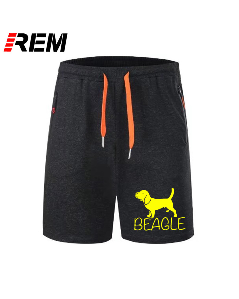 Beagle Vintage Short pants Funny Shirt For Dog Lover Crewneck Tops Cotton Plus Size panties short pants front-3