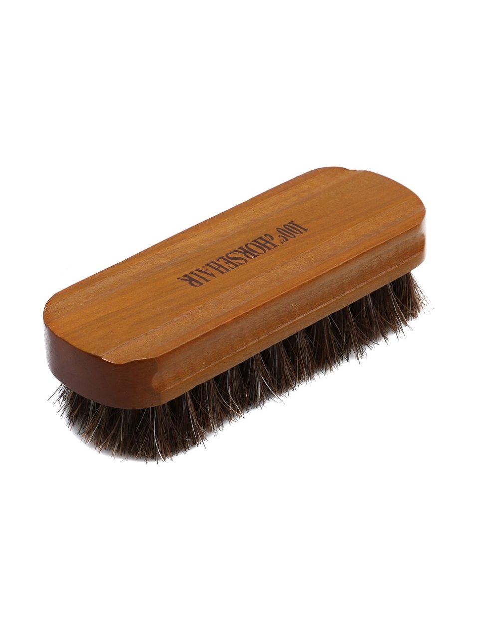 Shoe Polish Brush Horse Hair Brush Natural Leather Horse Hair Soft Polishing Tool Cleaning Brush Suede Nub Leather Boots front-3