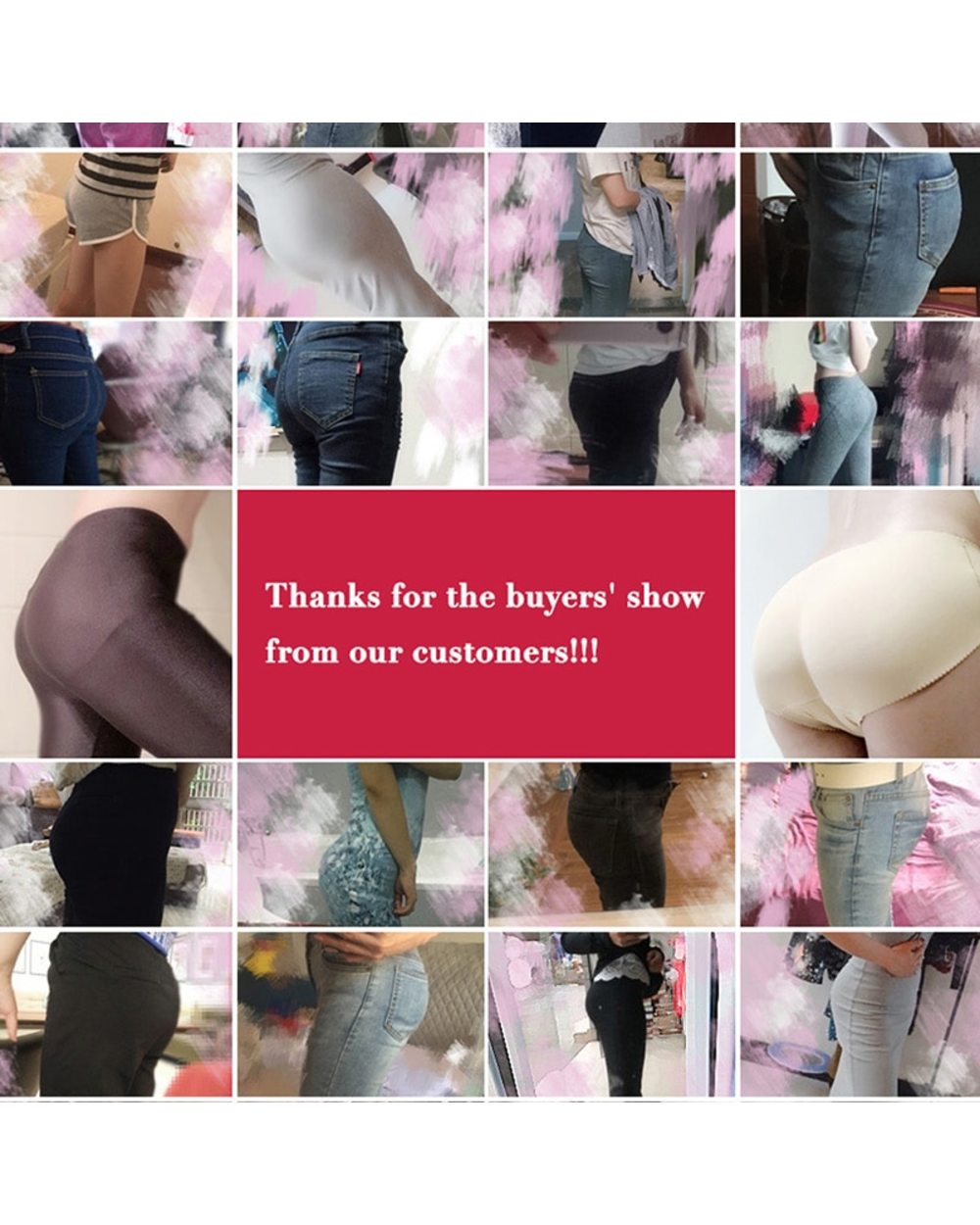 Women Padded Push Up Panties Butt Lifter Shaper Fake Ass Buttocks Hip Pads Invisible Control Panties Briefs Underwear front-5