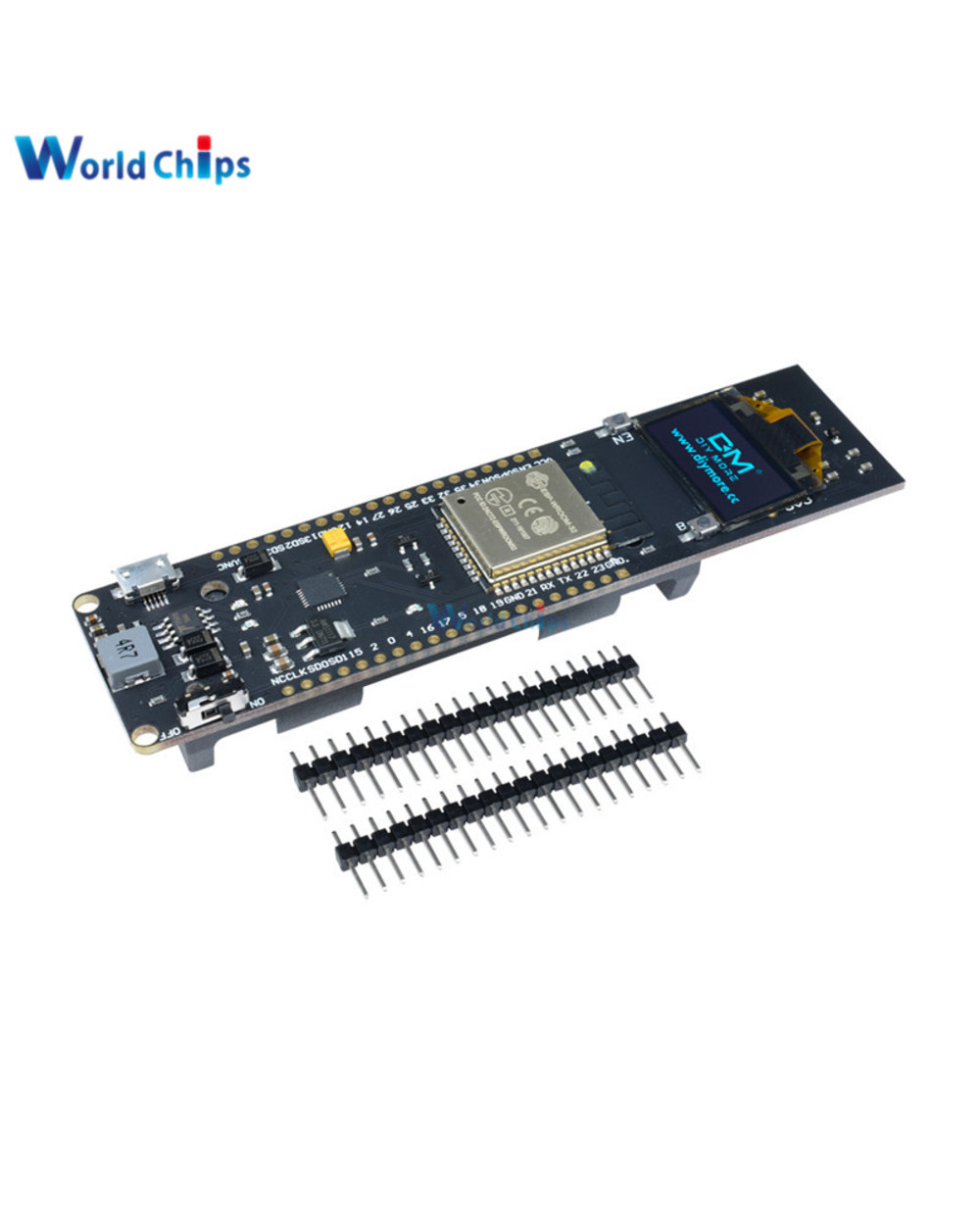 0.96 Inch Oled Display 18650 Lithium Battery Wifi Bluetooth Shield Esp32 Esp-32 Esp8266 Cp2102 Module Development Board front-1