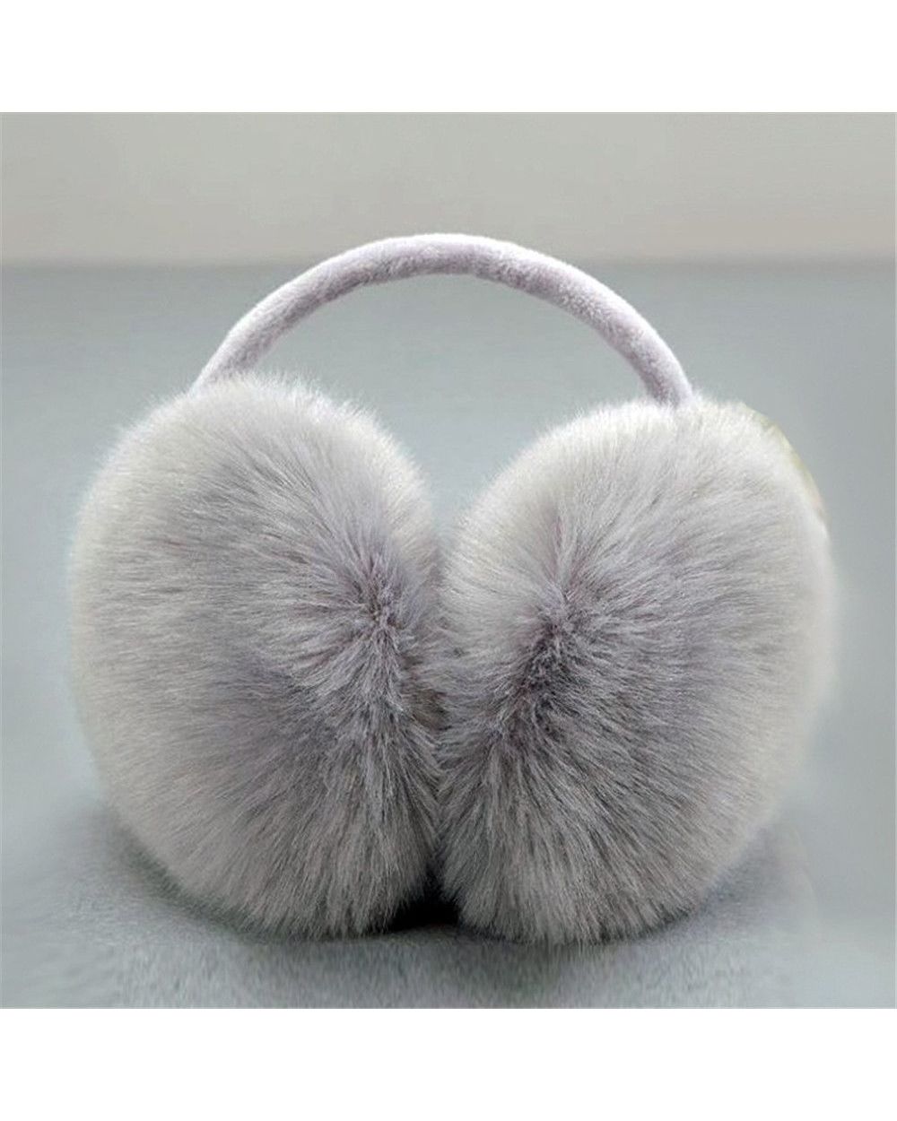Soft Plush Ear Warmer Winter Warm Earmuffs Women Men Fashion Solid Color Earflap Outdoor Cold Protection Ear-Muffs Ear front-4