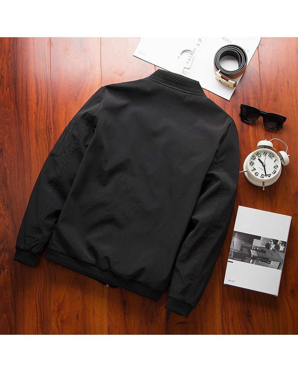 Bomber Zipper Jacket Male Casual Streetwear Hip Hop Slim Fit Pilot Baseball Coats Men Clothing Plus Size 4XL front-1