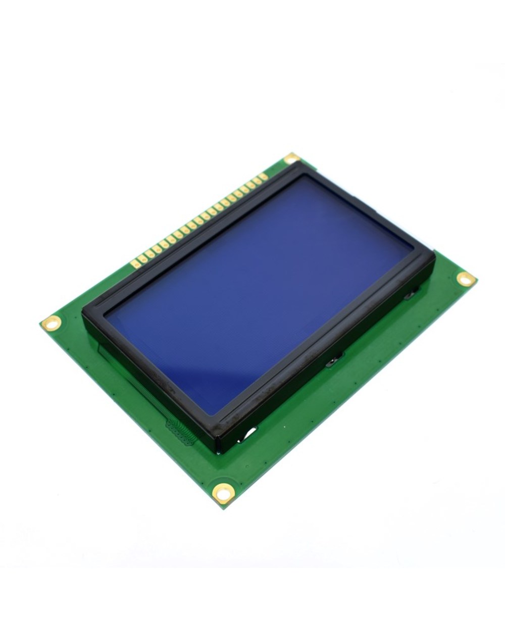 12864 128X64 Dots Graphic Blue Color Backlight Lcd Display Module For Arduino Raspberry Pi front-1