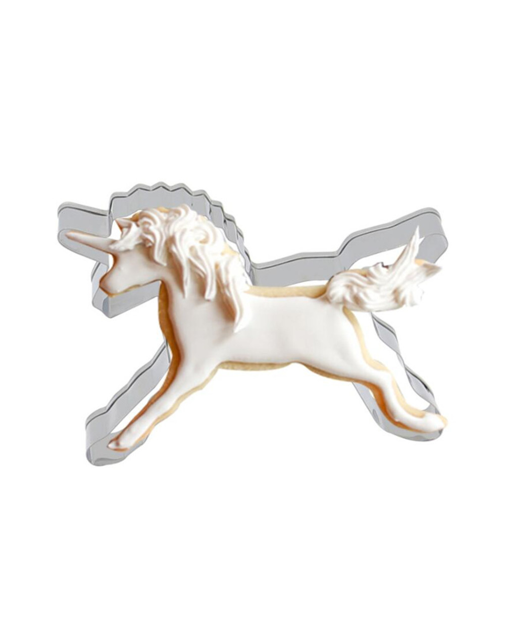 1Pcs Unicorn Head Cookie Cutter Stainless Steel Fondant Cutter Baking Cookie Mold Biscuit Mould Cake Decorating Tools front-1