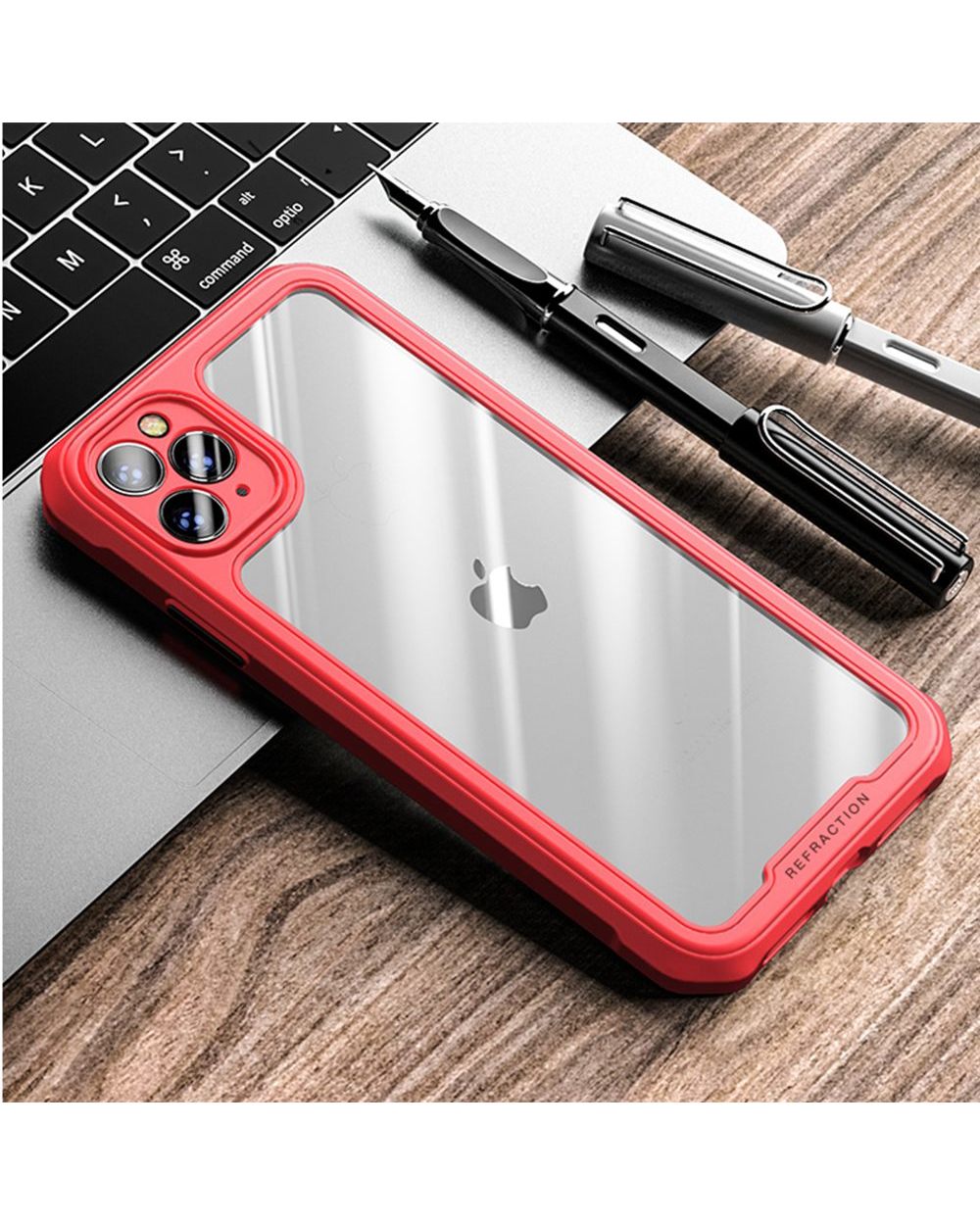 Anti-Fall Clear Case For 11 Pro 11Pro Max Case Hard Pic Cover For 7 8 Plus X Xr Xs Max Se 2020 Cases front-4