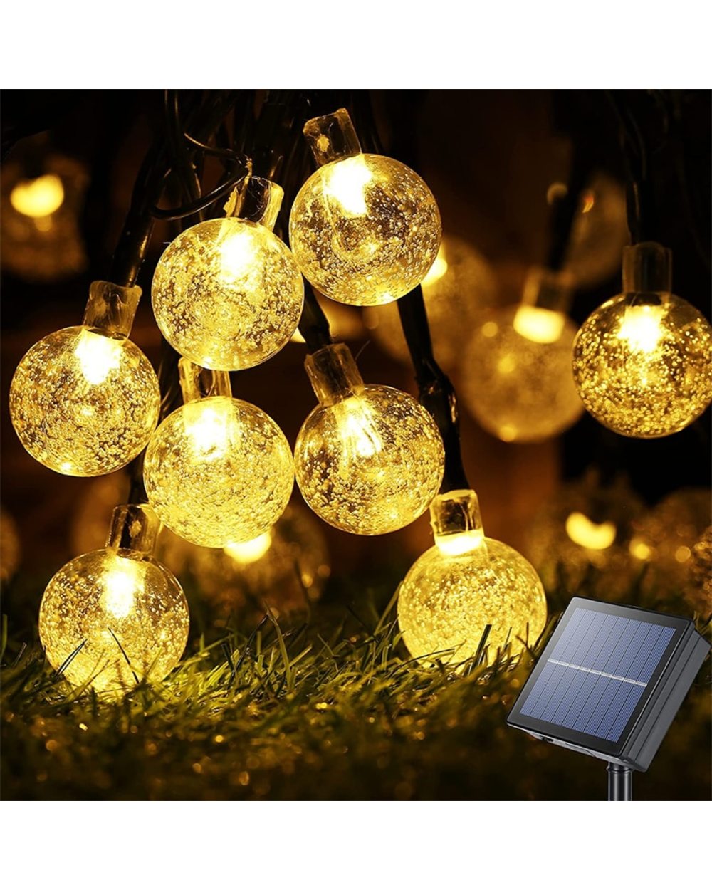 20/30/50/60 LED Solar String Fairy Lights front-1