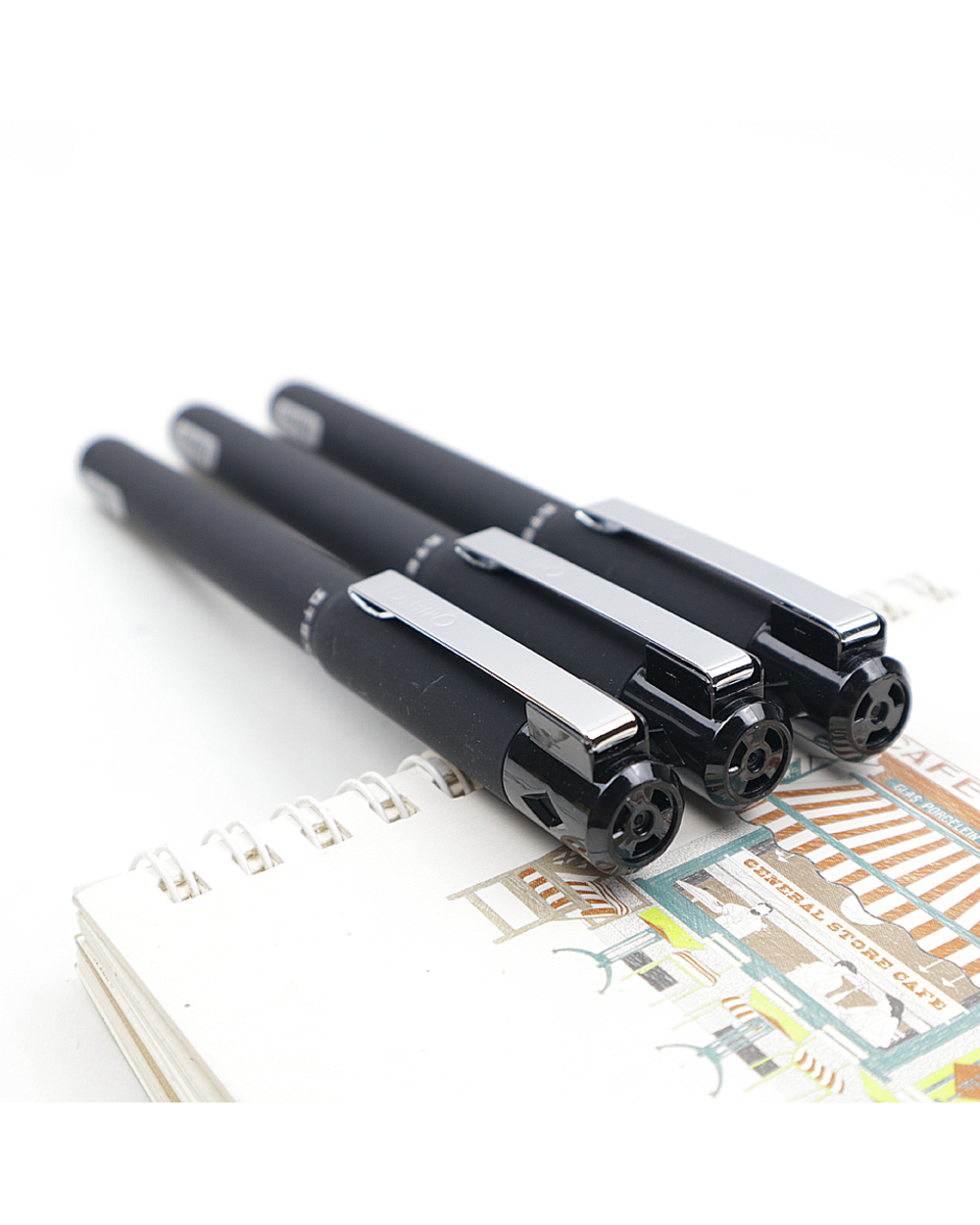 Gel Pen 1.0Mm High Capacity Black Ink Refill Gel Ink Pens Office School Writing Supplies Neutral Pen 3Pcs/Lot front-3