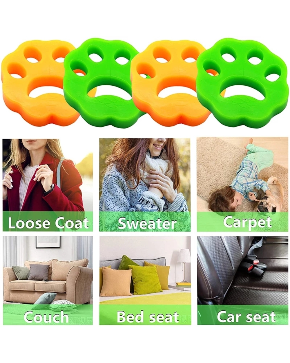 6Pcs Pet Hair Remover Reusable Pet Hair Catcher Washing Machine Cat Dog Fur Lint Hair Remover Clothes Sofa Cleaning Lau front-4