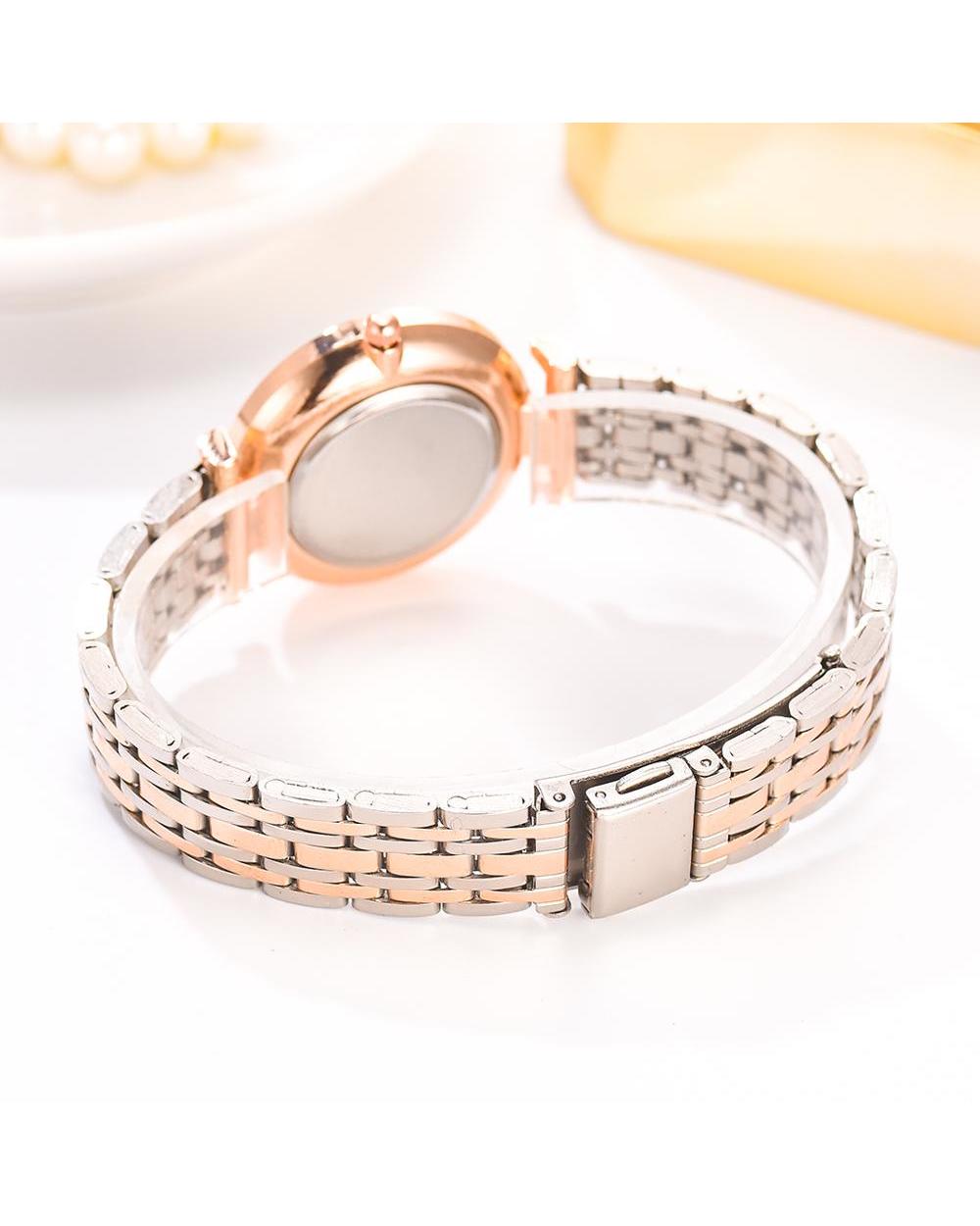 Luxury Crystal Women Bracelet Watches Top Brand Fashion Diamond Ladies Quartz Watch Steel Female Wristwatch Montre Femm front-5