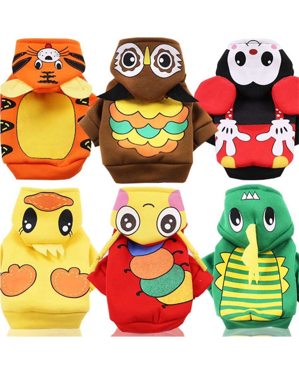 Autumn Winter Pet Coat Dog Clothes Cute Coin Bag Cartoon Dog Hoodies Cat Clothes Fleece Coat Pet Supplies Christmas front-5