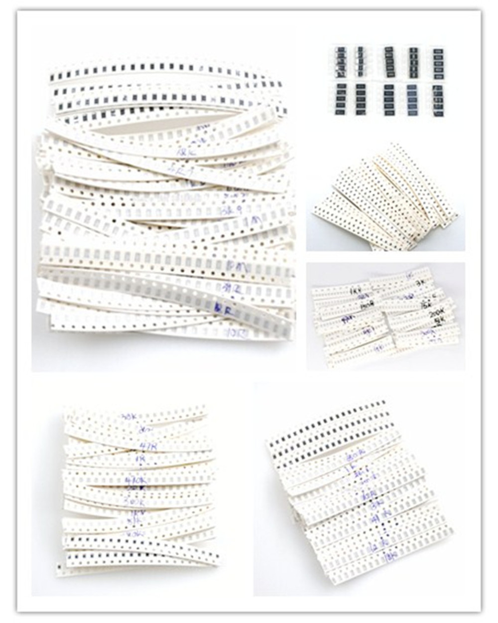 Smd Resistor Kit 1206 0402 0603 0805 1R - 1Mr 0R - 10Mr Alloy Resistance 2512 100% New Chip Resistance Assorted Set front-0