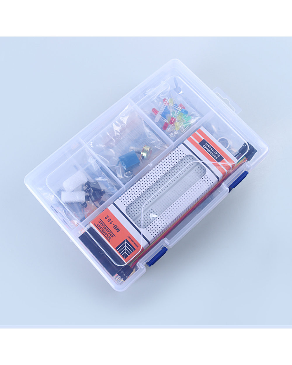 Zhiyitech Layout Board Set For Arduino Students Starter Kit Diy Electronic Learning Programming Stem-Education front-4