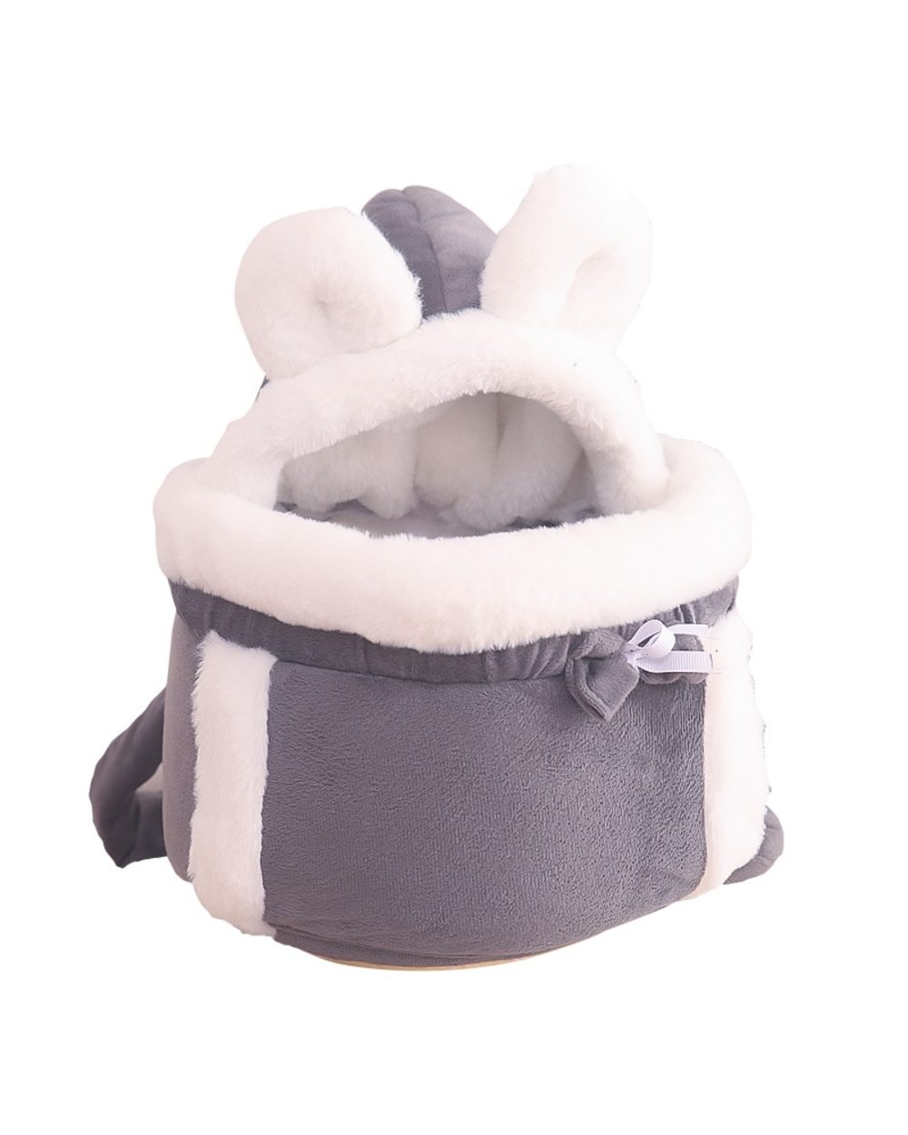 Lovely Carrying Ragdoll Cat Carrier Backpack Warn Plush Travel Bag Chest Pack Breathable Cat Animal Transport Backpack front-4