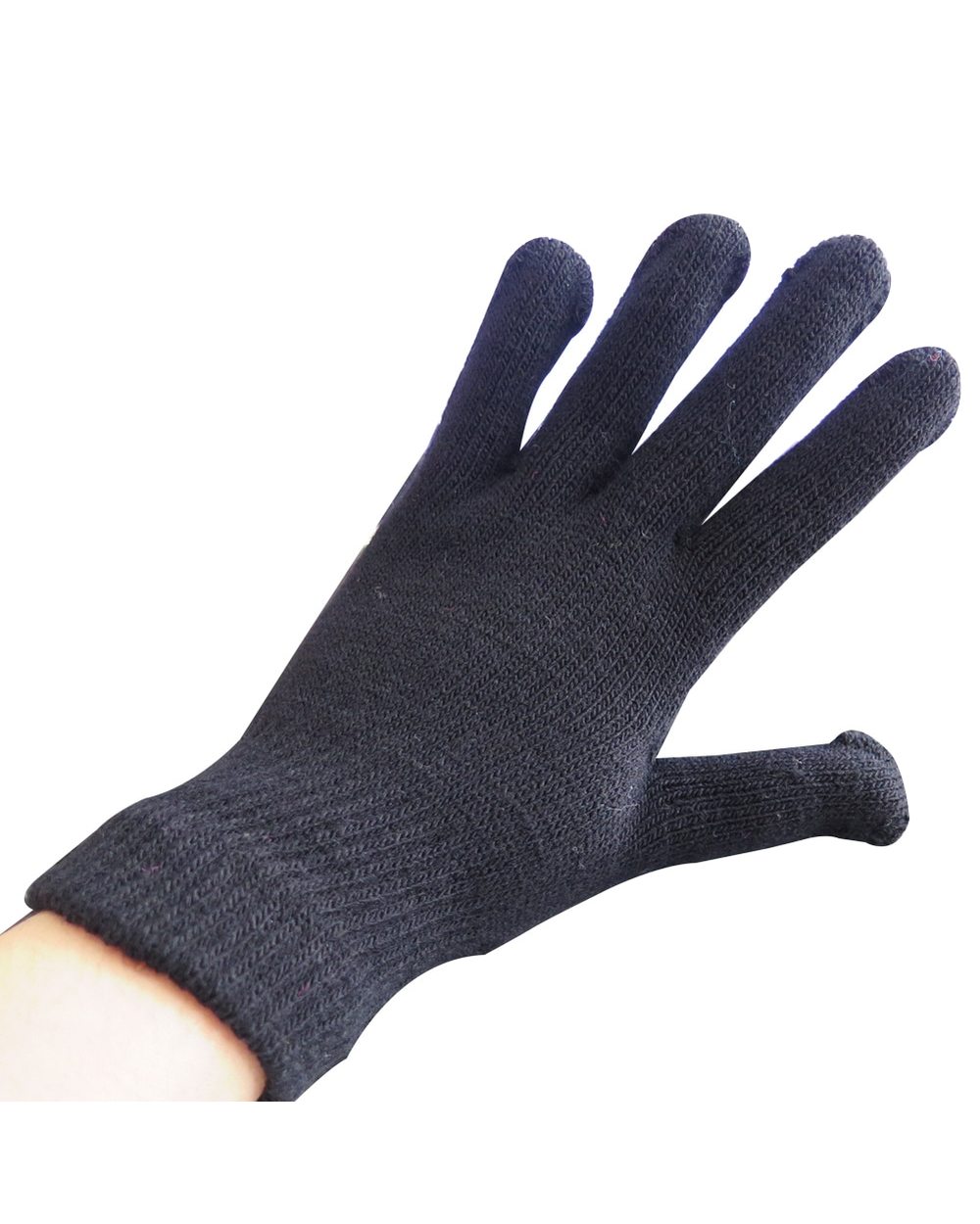 Fashion Solid Color Women Men Winter Soft Warm Magic Full Finger Gloves Gift front-2