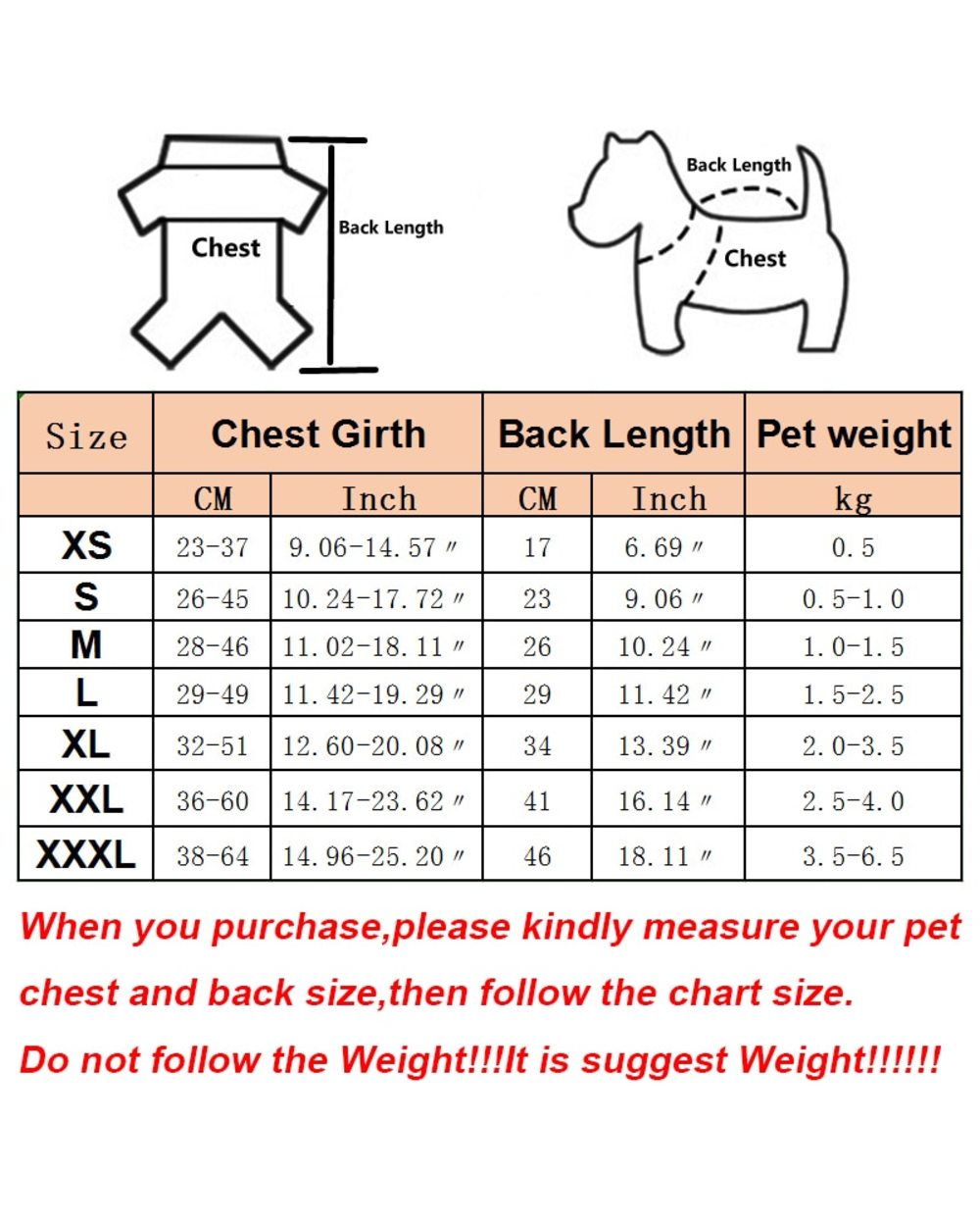 Warm Dog Clothes for Small Medium Pet Clothing front-5