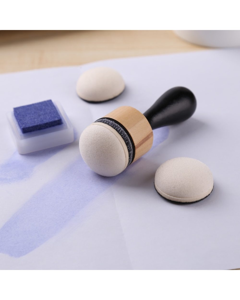 Flat Domed Foam Refills Replacement Applicators Mini Ink Blending Tool for Scrapbooking front-4