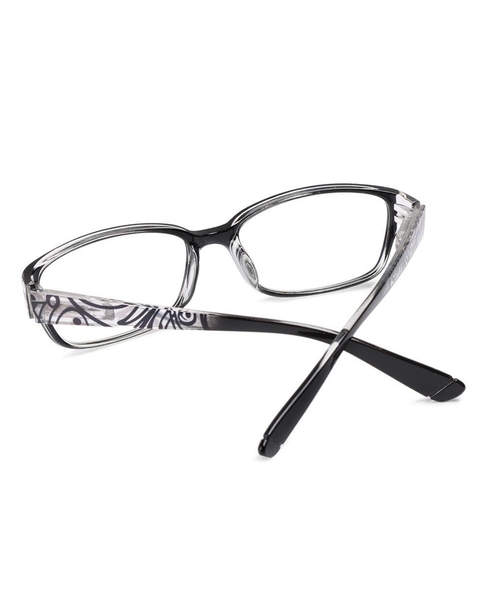 Women Fashion Flowers Pattern Anti-Blue Light Reading Glasses Urltra-Light Eye Protection Elegant Comfortable Eyeglasses front-3