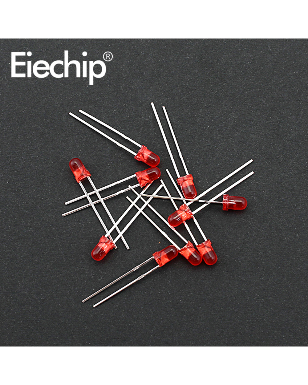 100Pcs/Lot 3Mm Led Light Emitting Diode Kit White Green Red Blue Yellow F3 Led Diode Assorted Set front-4