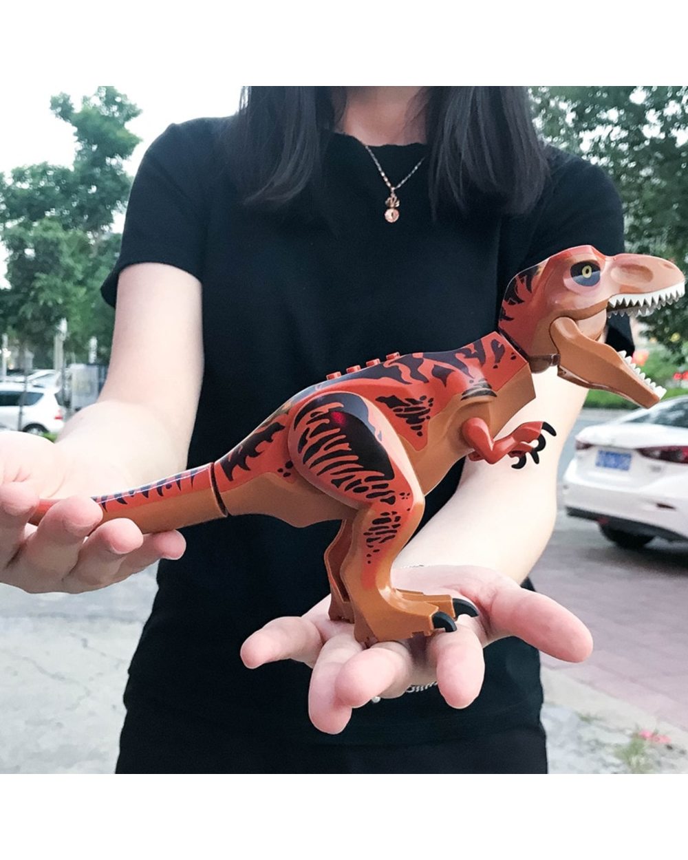34Style Large Dinosaurs Building Blocks for Moc Jurassic Park World for Kids Gifts Boys Toys City Figures Dino front-0