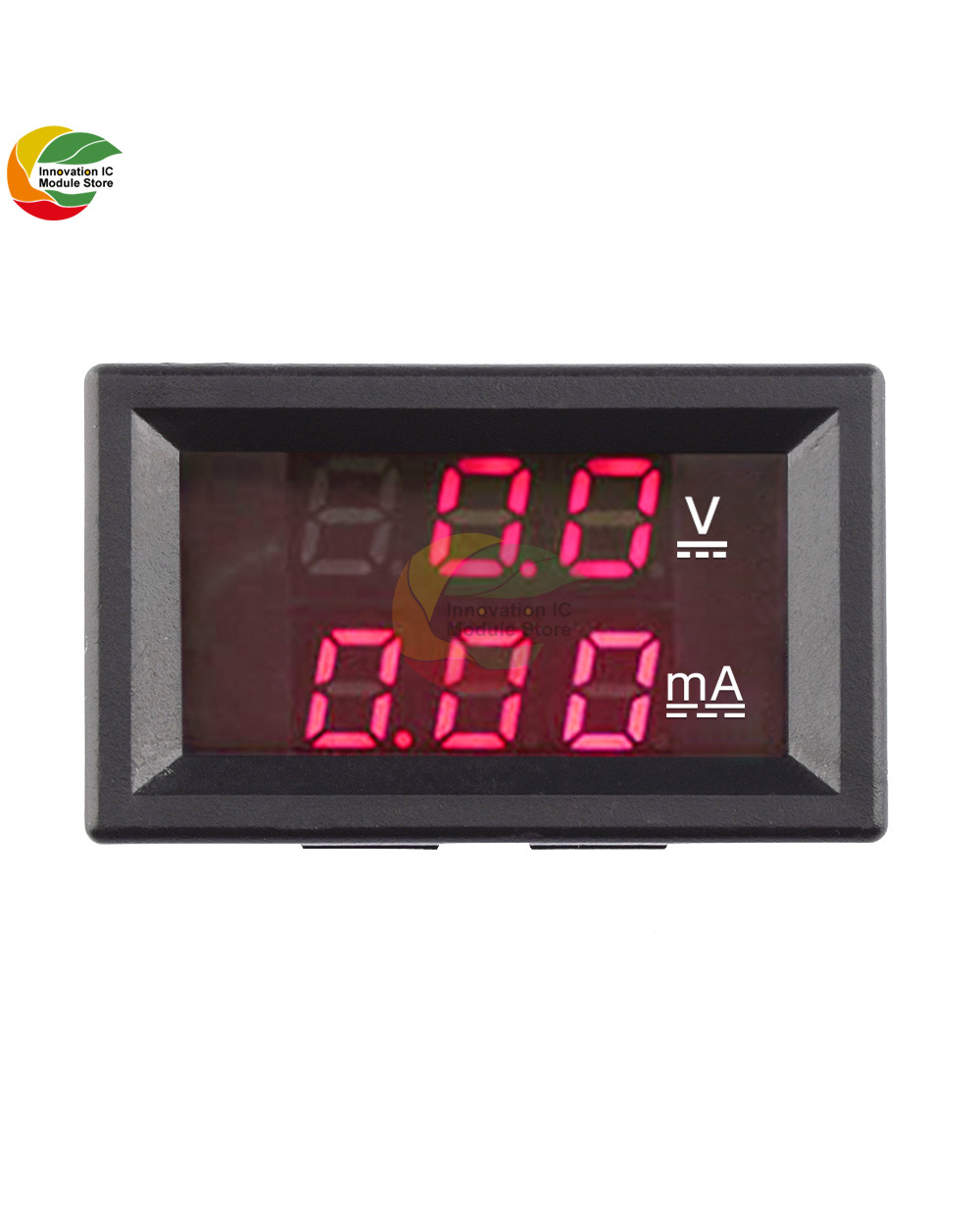 High Quality Dc100v 1A Adjustable Dual Display Digital Voltage Ammeter Head Blue/Red+Red/Red Amplifier Dual Digital Vol front-3
