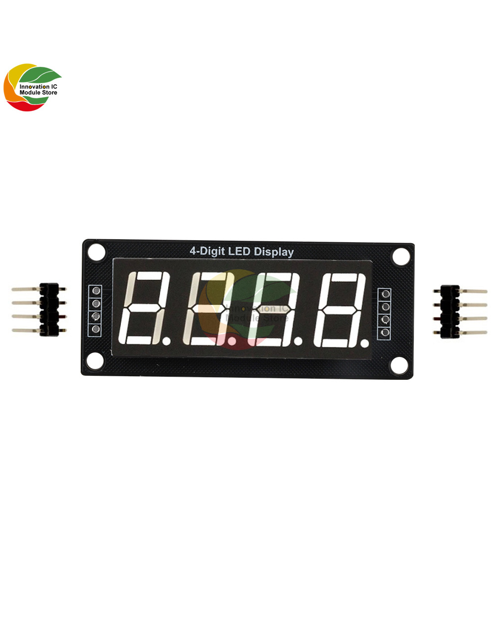Ziqqucu Tm1637 0.56 Inch Four-Bit Seven-Segment Digital Tube Clock Module Adjustable Clock Point Brightness Diy Not Wel front-3