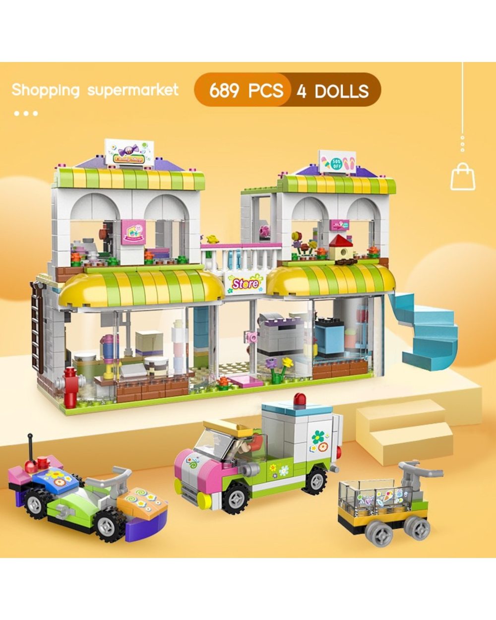 New set Secret Friends Tree House City Building Blocks Girls DIY Stacking Bricks Toys For Children With Figures Dolls front-4