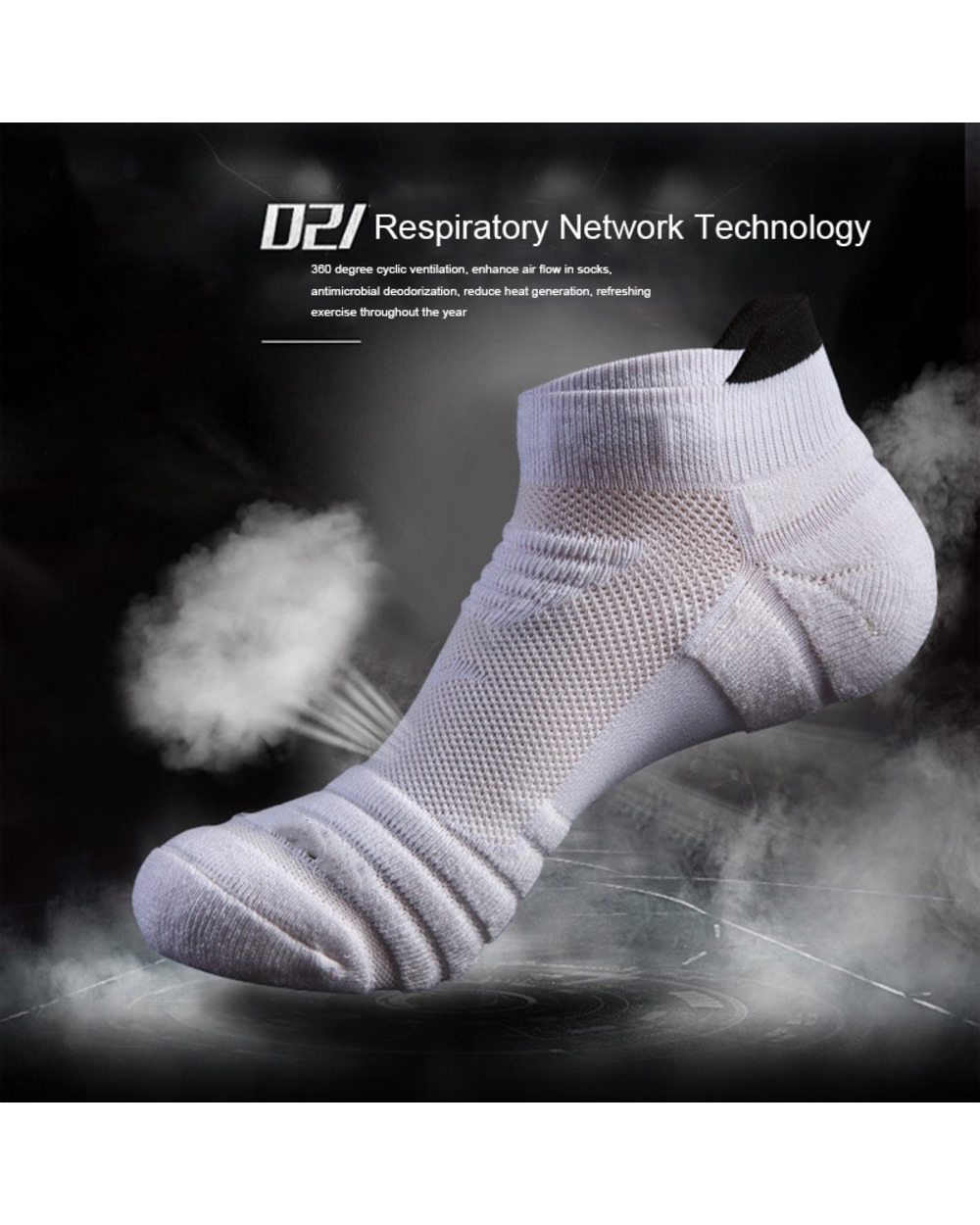 Running socks men basketball Breathable anti slip sport running Cycling Walking women front-2