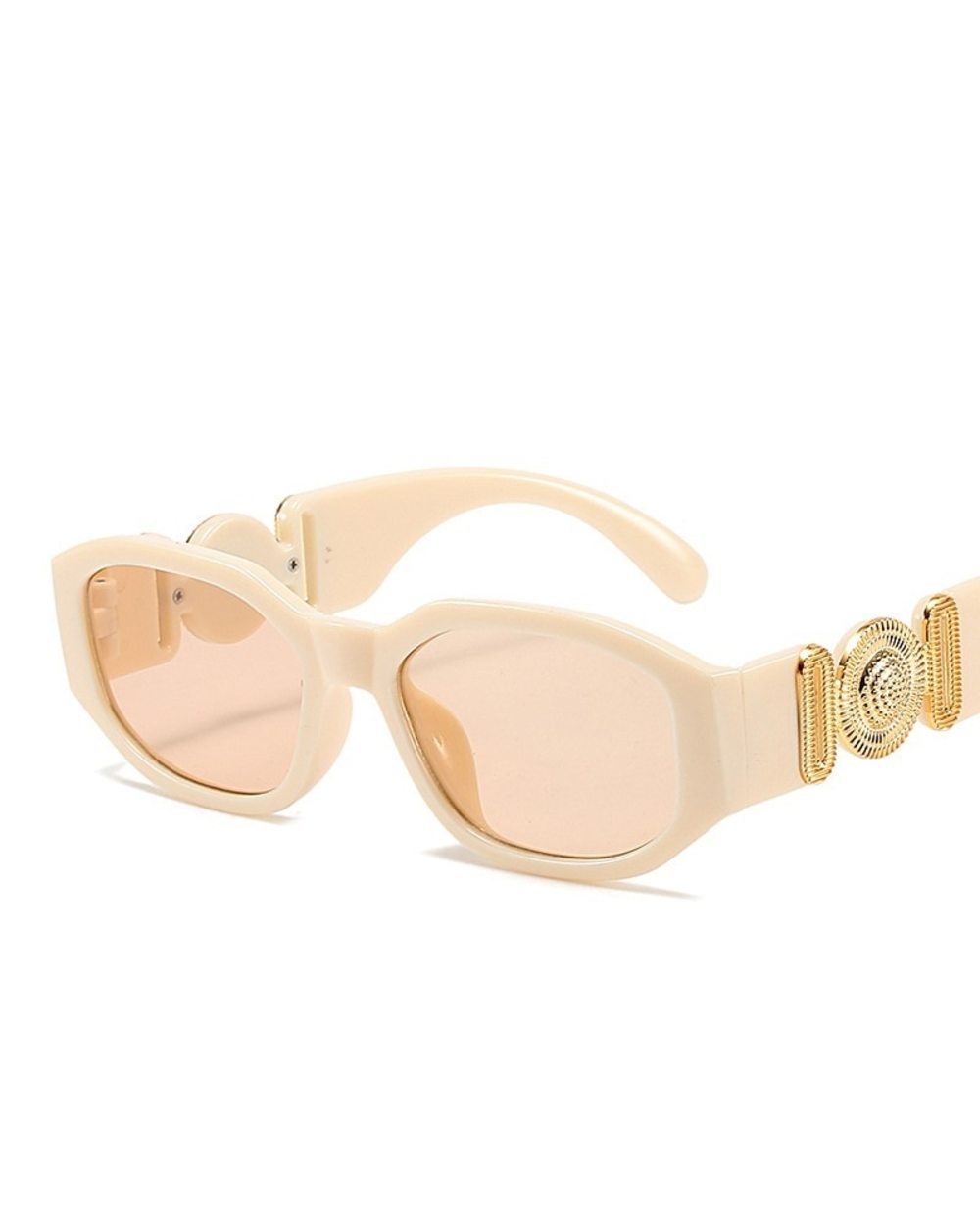 Fashion Brand Design Vintage Small Rectangle Sunglasses Women Men Retro Cutting Lens Gradient Square Sun Glasses Female front-3