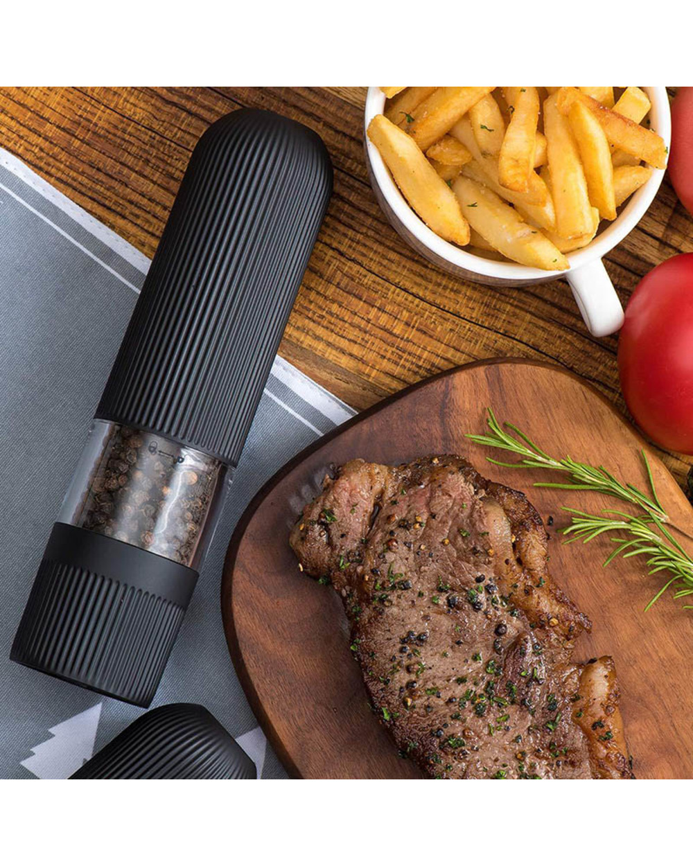 ABS Automatic Spice Herb Grinder- Adjustable Kitchen Grinding Tools front-0