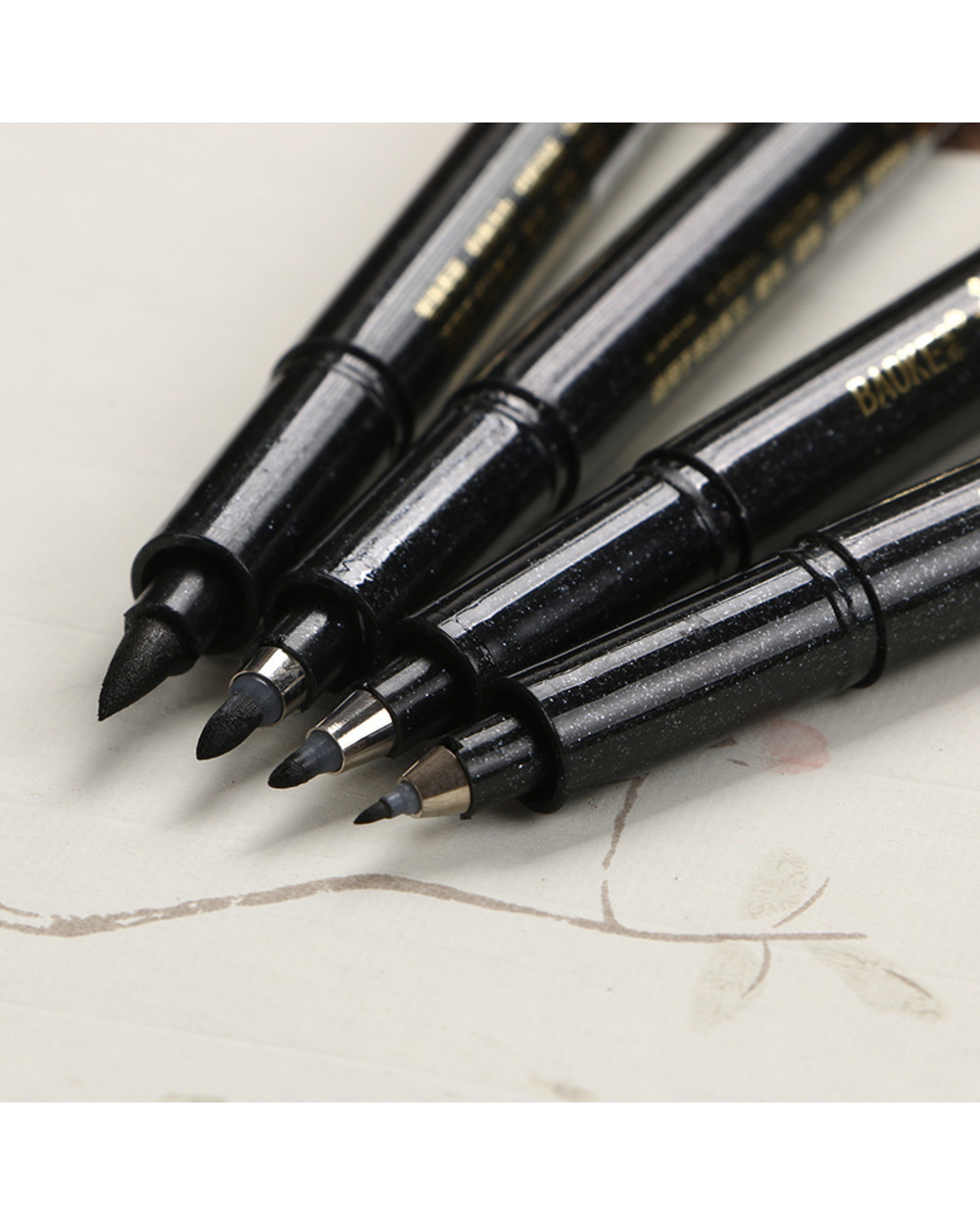 1-Piece Brush Calligraphy Pens Ink Refillable Art Marker For Writing Sketching Outlining Office School Supplies Station front-2