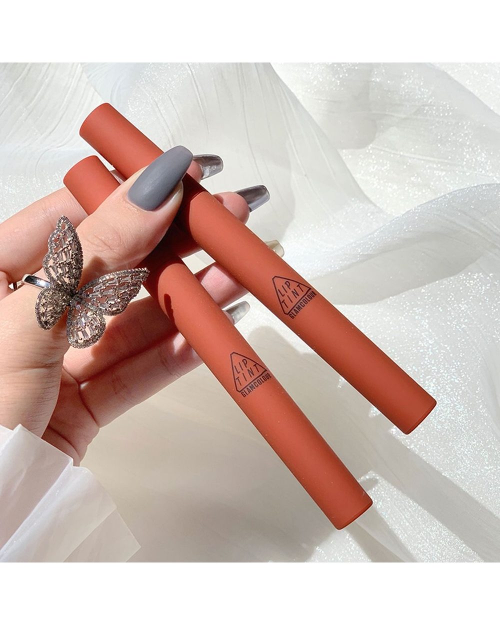 7 Colors Sexy Lipsticks Red Velvet Matte Lip Gloss Lasting Waterproof Nude Liquid Lipstick Cosmetics Lip Mineral Pigment front-0