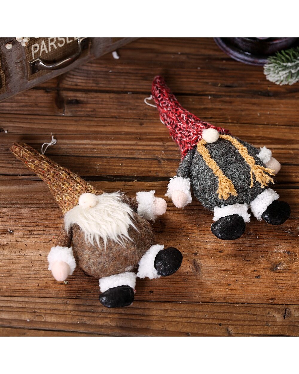 New Christmas Forester Little Feet Faceless Gnome Santa Tulip Rudolph Doll For Home Gifts Ornaments Party Supplies front-3