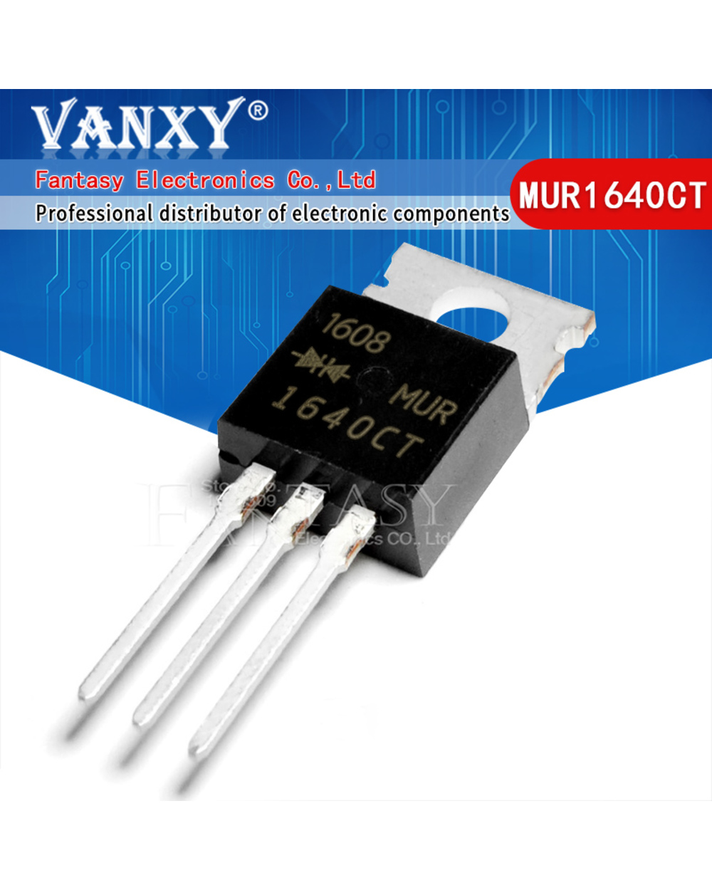 10Pcs Mur1660g To220 Mur1660ct Mur1620ctg To-220 Mur1660 1660Ct Mur1640ct Mur1640 Mur1640ctg Mur1620ct Mur1620 Mur1620c front-1