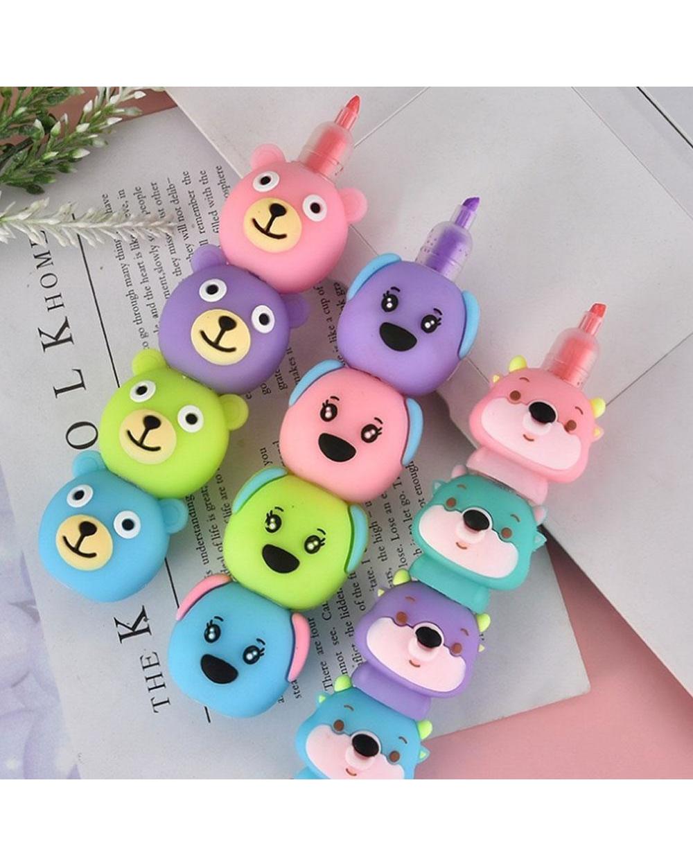Kawaii Multicolor Assembly Octopus Fluorescent Marker Student Gift School Stationery Painting Pen Highlight Set Marker front-3
